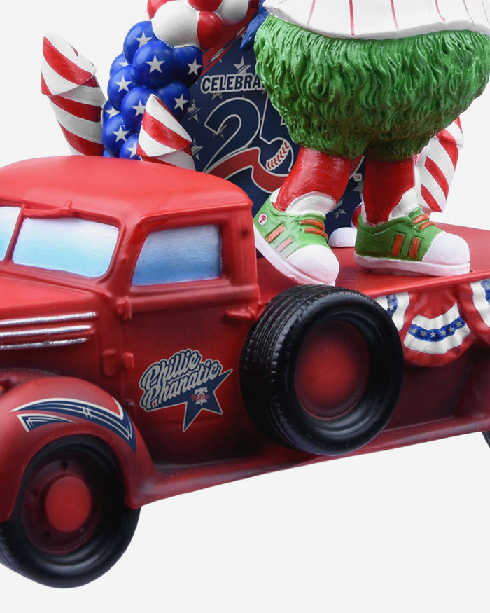 Phillie Phanatic Philadelphia Phillies America's 250th Anniversary Parade Float Mascot Bobblehead FOCO - FOCO.com