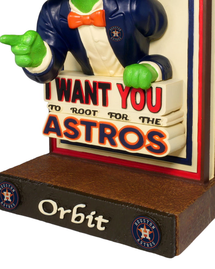 Orbit Houston Astros America's 250th Anniversary Uncle Sam Mascot Bobblehead