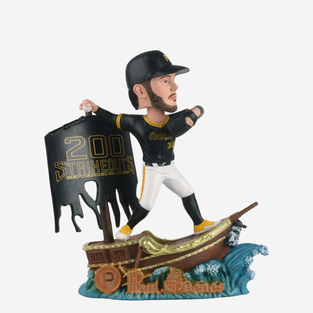 Paul Skenes Pittsburgh Pirates 200 Strikeouts Bobblehead FOCO - FOCO.com