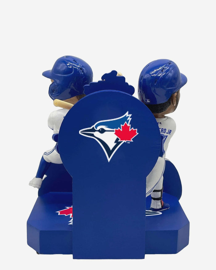 Vladimir Guerrero Jr & George Springer Toronto Blue Jays 2025 American League Champions Dual Bobblehead FOCO - FOCO.com