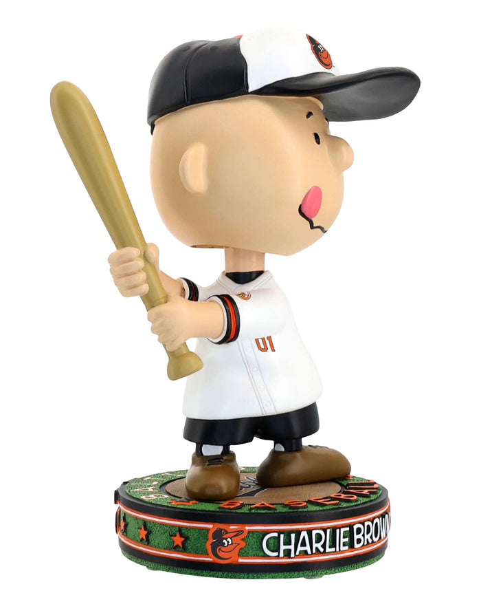Baltimore Orioles Charlie Brown Peanuts Batting Bighead Bobblehead