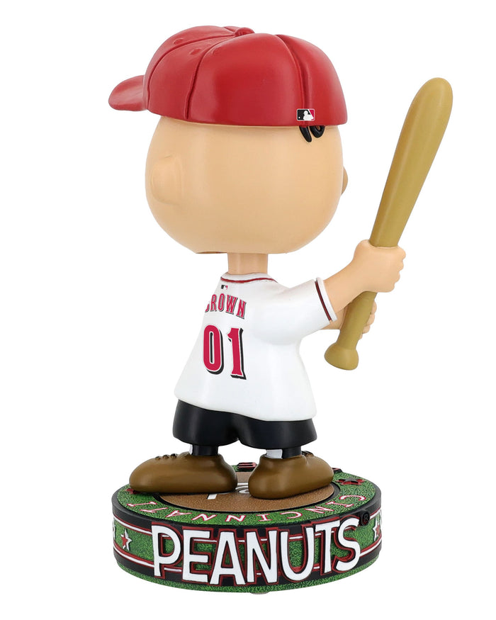 Cincinnati Reds Charlie Brown Peanuts Batting Bighead Bobblehead