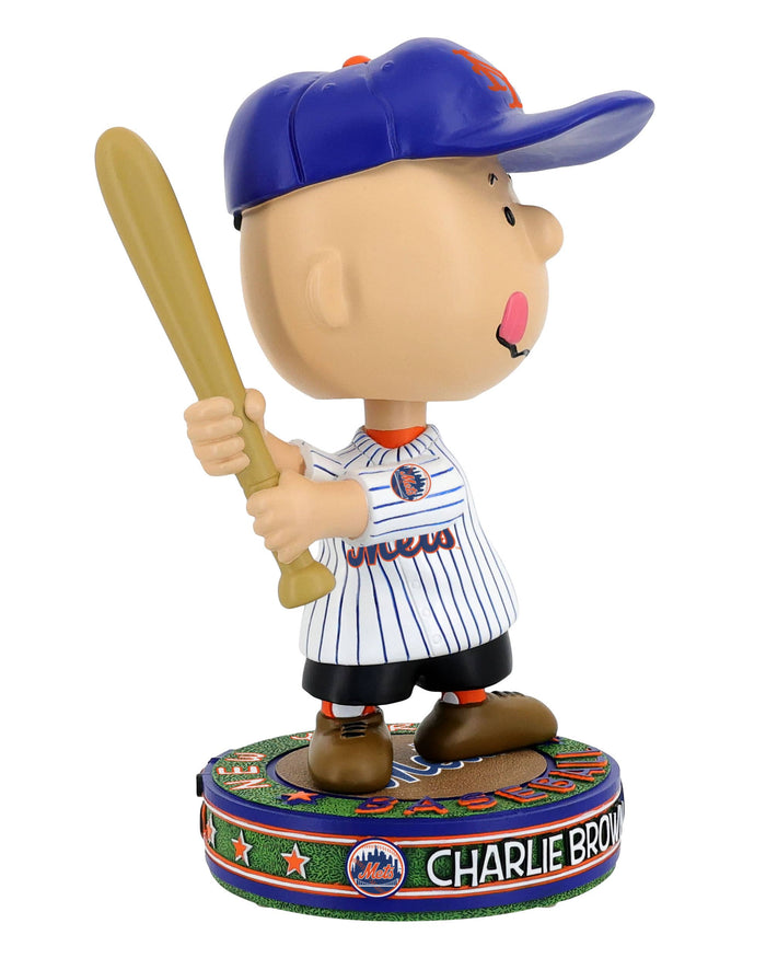 New York Mets Charlie Brown Peanuts Batting Bighead Bobblehead