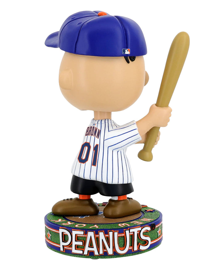 New York Mets Charlie Brown Peanuts Batting Bighead Bobblehead