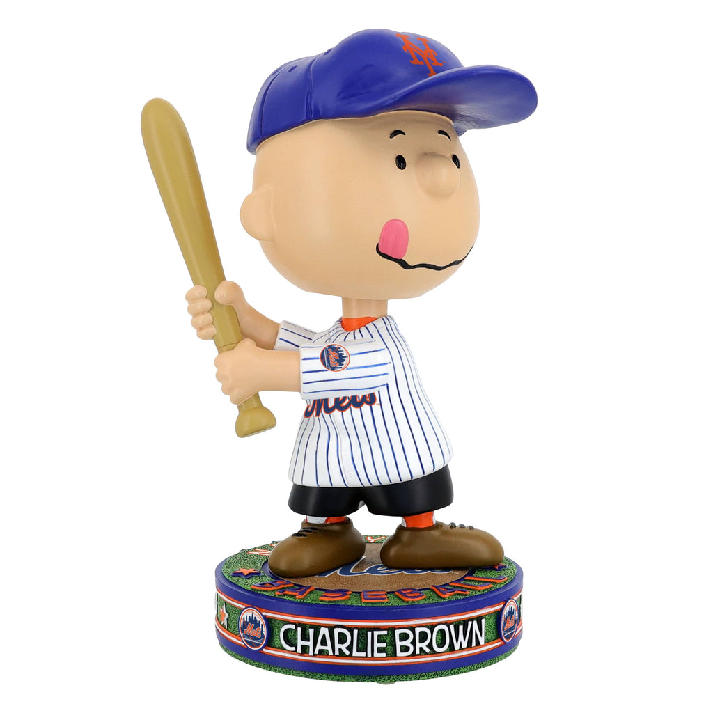 New York Mets Charlie Brown Peanuts Batting Bighead Bobblehead