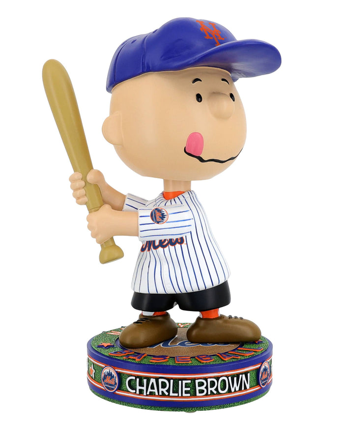 New York Mets Charlie Brown Peanuts Batting Bighead Bobblehead