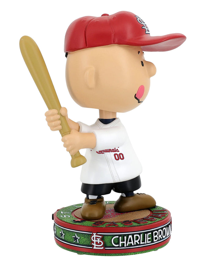 St Louis Cardinals Charlie Brown Peanuts Batting Bighead Bobblehead
