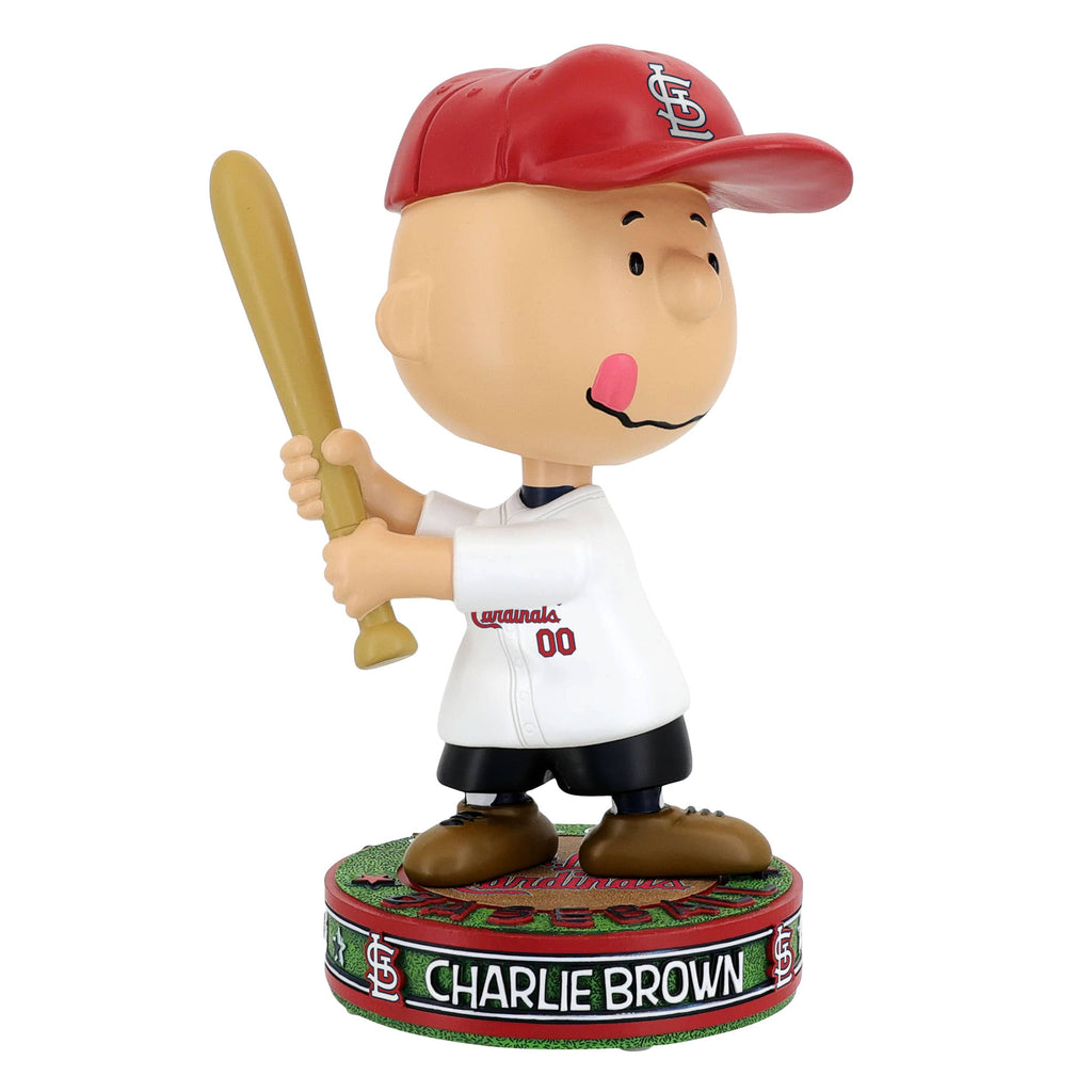 St Louis Cardinals Charlie Brown Peanuts Batting Bighead Bobblehead