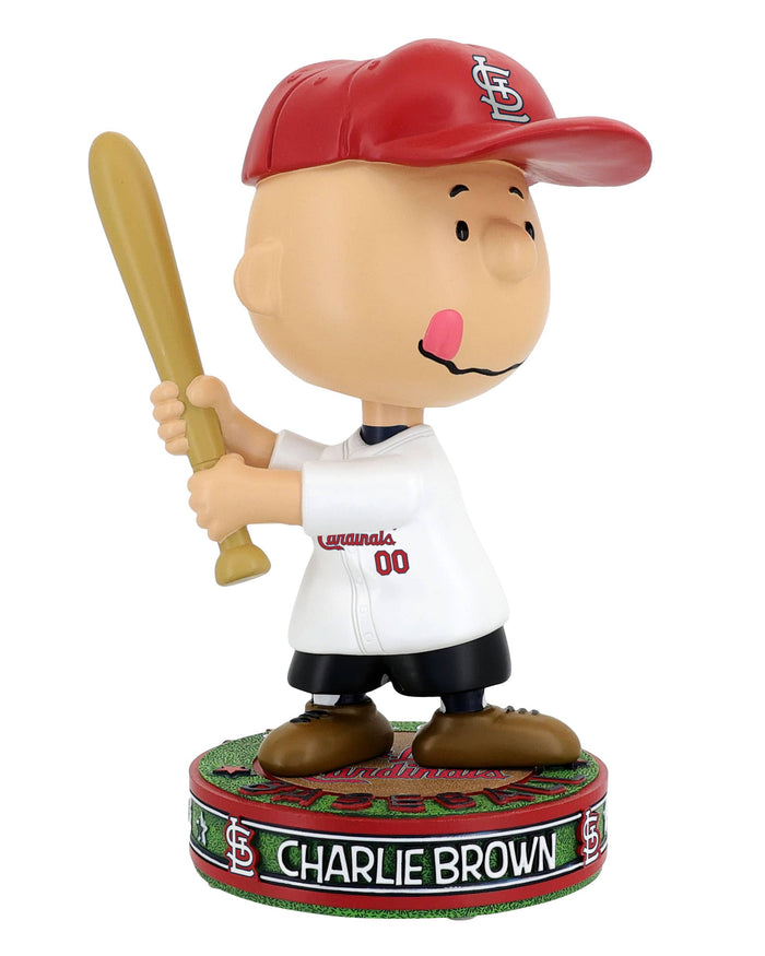 St Louis Cardinals Charlie Brown Peanuts Batting Bighead Bobblehead