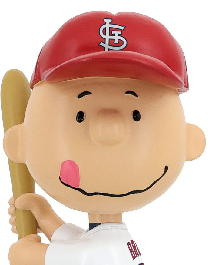 St Louis Cardinals Charlie Brown Peanuts Batting Bighead Bobblehead
