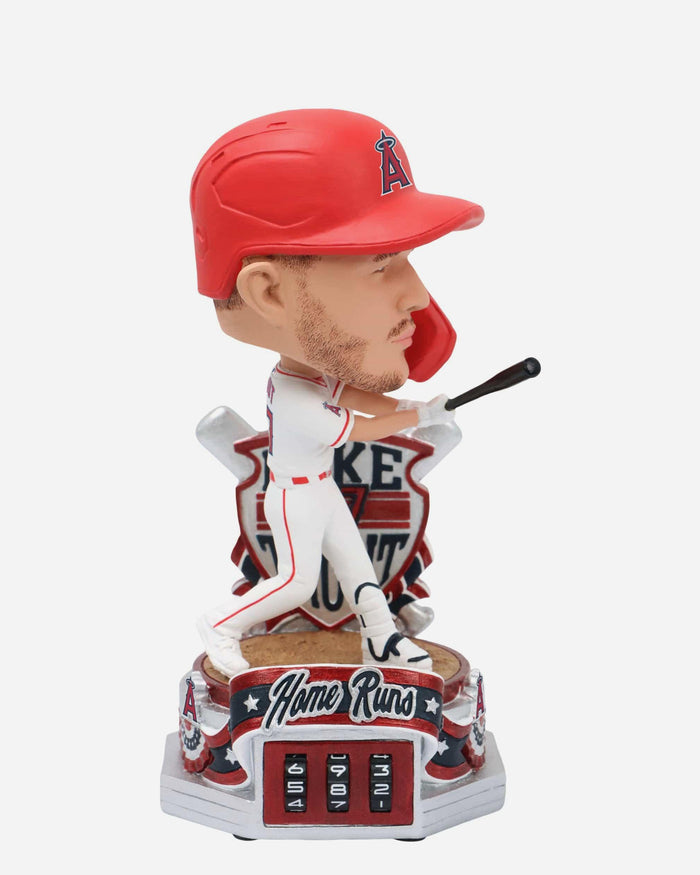 Mike Trout Los Angeles Angels Home Run Counter Medium Bighead Bobblehead