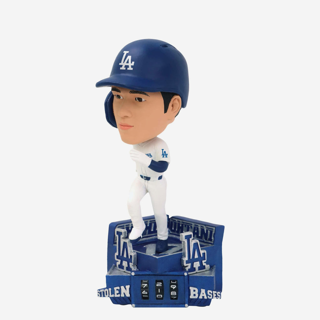 Shohei Ohtani Los Angeles Dodgers Stolen Base Counter Medium Bighead Bobblehead FOCO - FOCO.com