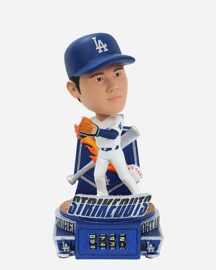 Shohei Ohtani Los Angeles Dodgers Strike Out Counter Bighead Bobblehead FOCO - FOCO.com