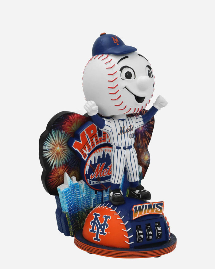 Mr Met New York Mets Win Counter Medium Bighead Bobblehead FOCO - FOCO.com