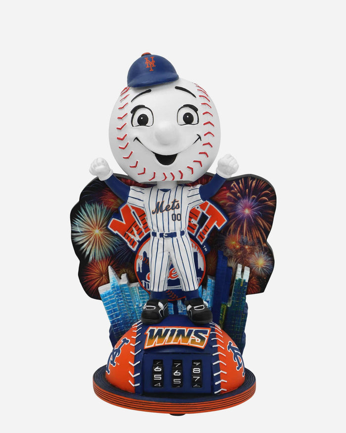 Mr Met New York Mets Win Counter Medium Bighead Bobblehead FOCO - FOCO.com