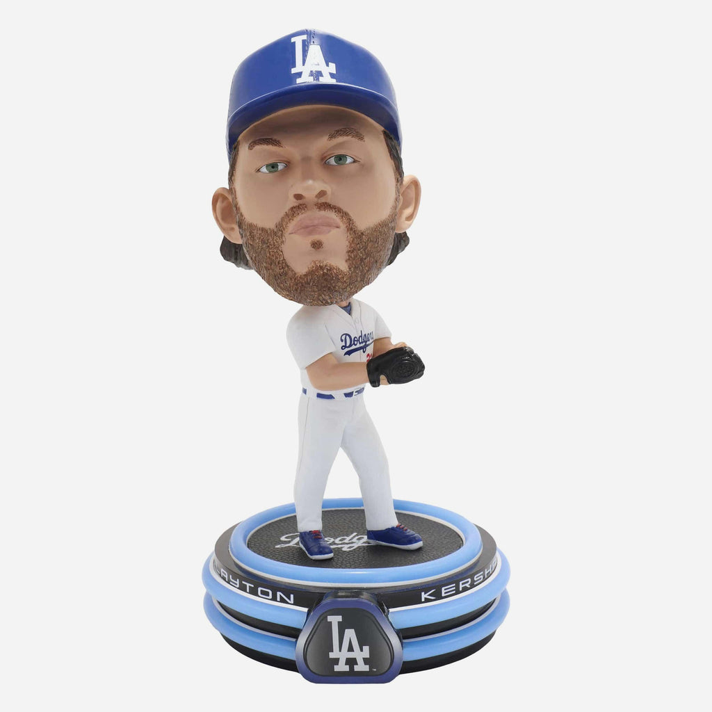 Clayton Kershaw Los Angeles Dodgers LED Neon Bighead Bobblehead FOCO - FOCO.com