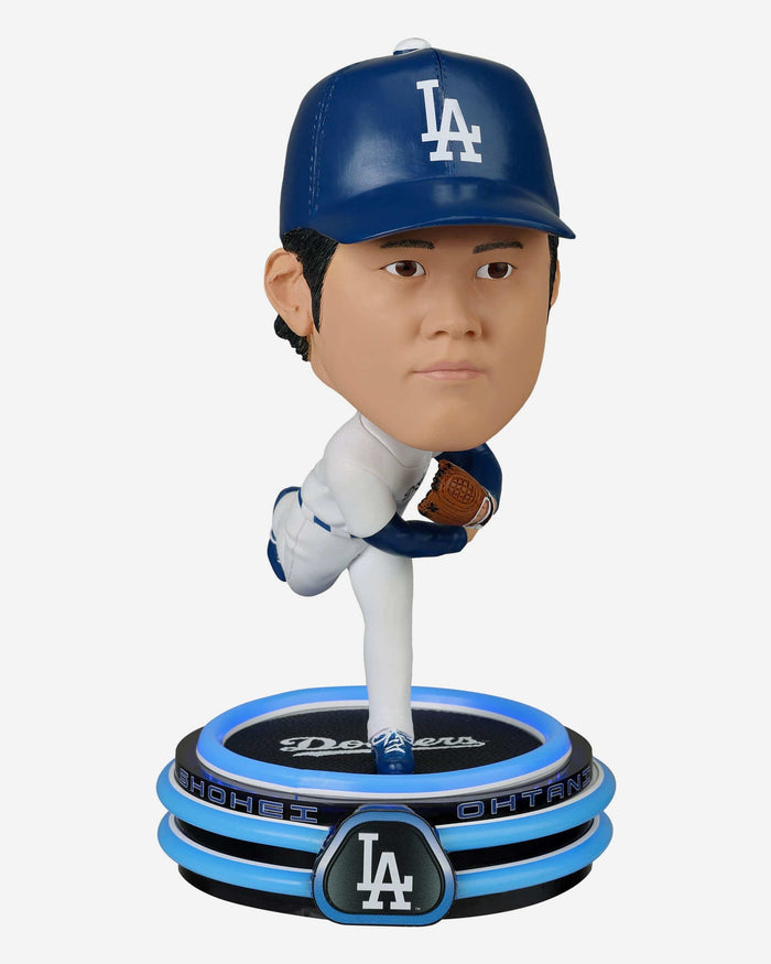 Shohei Ohtani Los Angeles Dodgers Pitcher LED Neon Bighead Bobblehead FOCO - FOCO.com