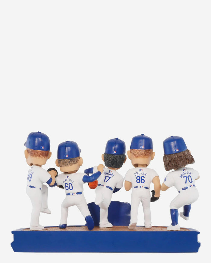 Los Angeles Dodgers 19 Strikeouts Franchise Record Mini Bobblehead Scene FOCO - FOCO.com
