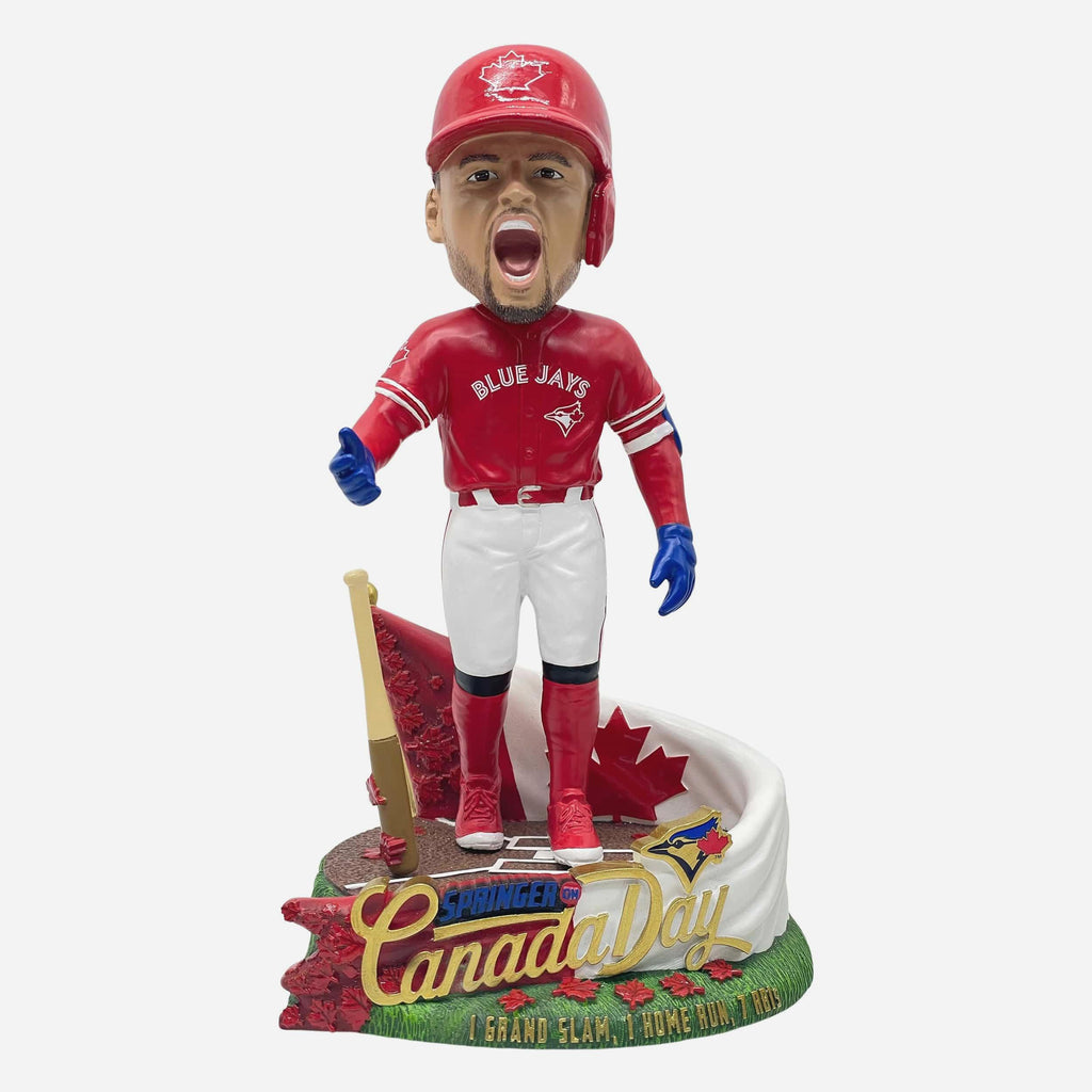 George Springer Toronto Blue Jays Canada Day Gamebreaker Bobblehead FOCO - FOCO.com