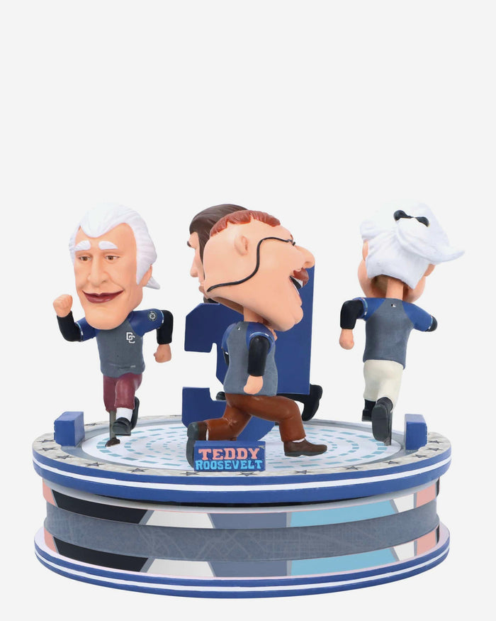 Washington Nationals 2025 City Connect Racing Presidents Spinner Mini Bobblehead Scene FOCO - FOCO.com