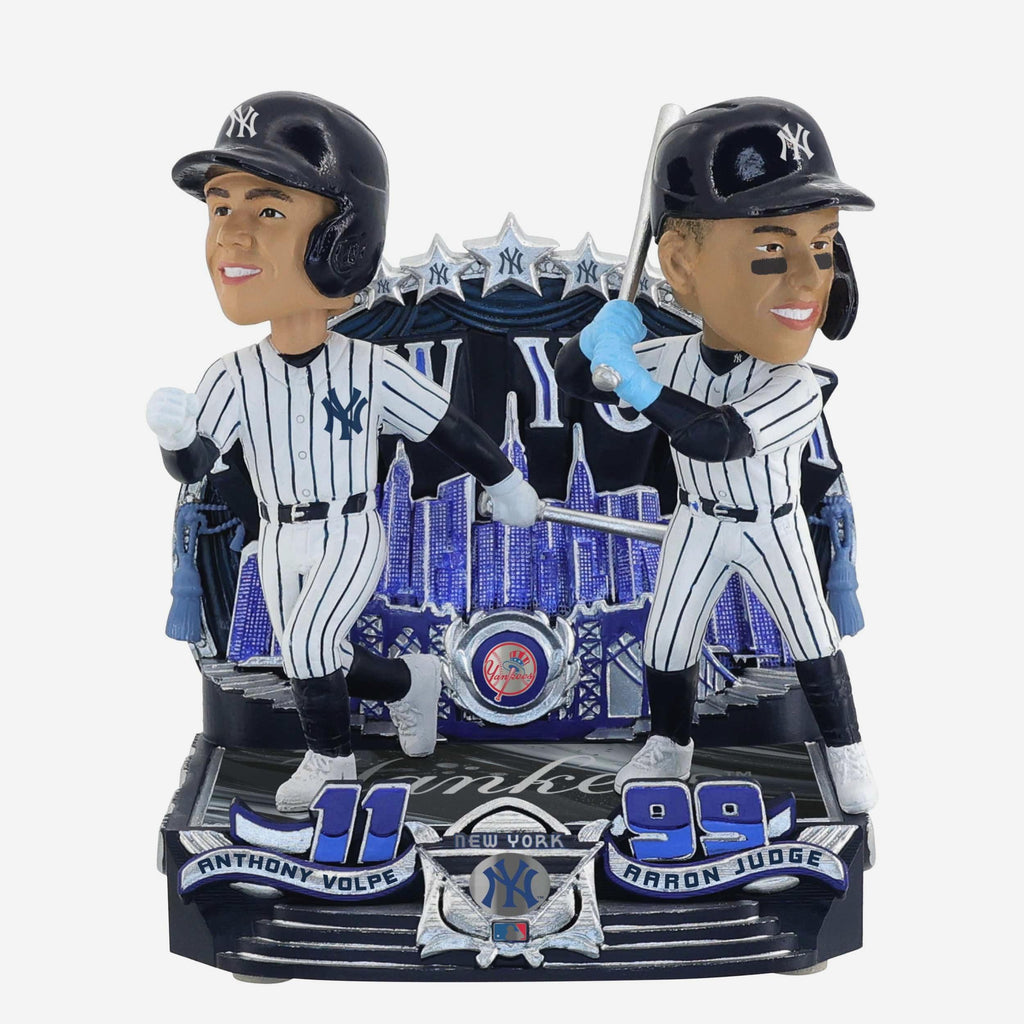 Aaron Judge & Anthony Volpe New York Yankees Bobblemate Mini Dual Bobblehead FOCO - FOCO.com
