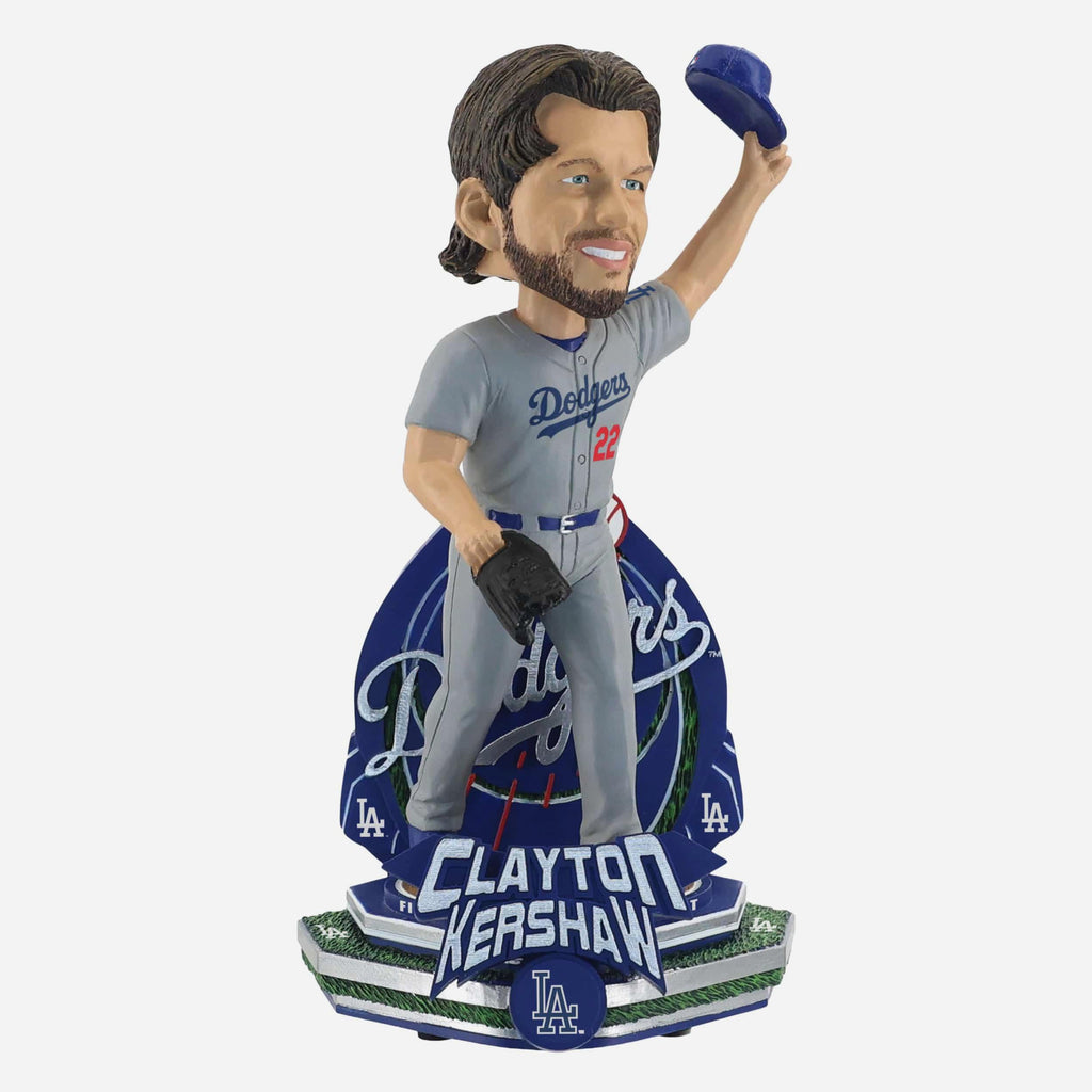 Clayton Kershaw Los Angeles Dodgers Final Career Regular Season Start Bobblehead FOCO - FOCO.com
