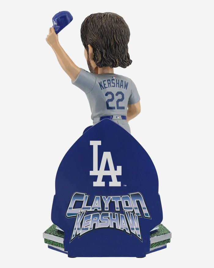 Clayton Kershaw Los Angeles Dodgers Final Career Regular Season Start Bobblehead FOCO - FOCO.com