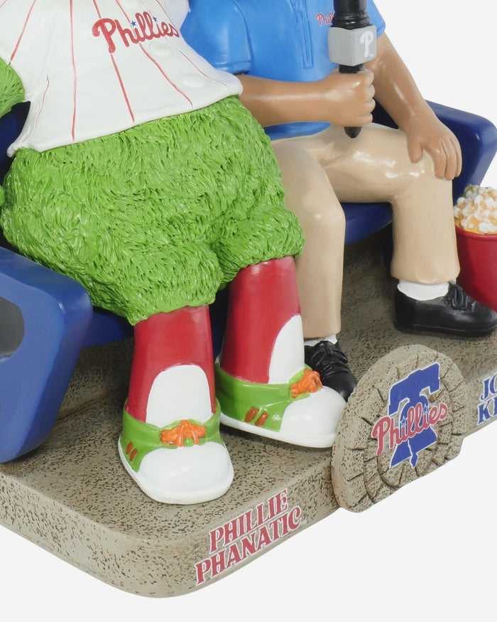 Phillie Phanatic & John Kruk Philadelphia Phillies Fun in the Stands Dual Bobblehead FOCO - FOCO.com