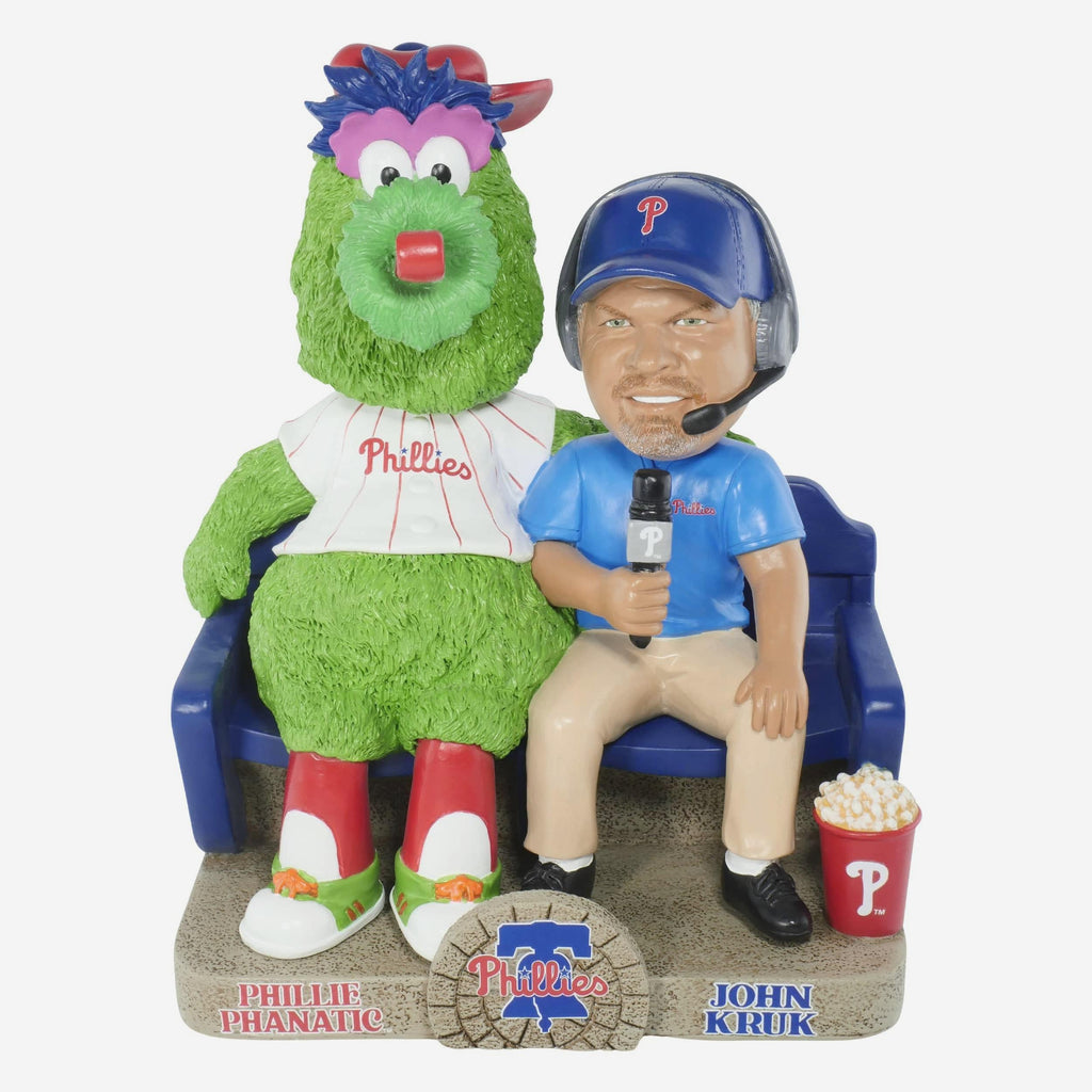Phillie Phanatic & John Kruk Philadelphia Phillies Fun in the Stands Dual Bobblehead FOCO - FOCO.com