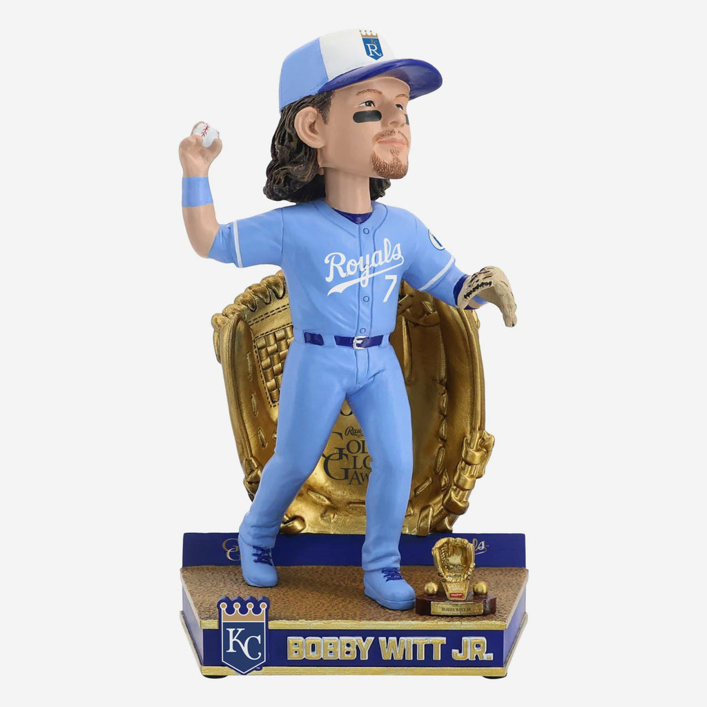 Bobby Witt Jr Kansas City Royals 2025 Gold Glove Bobblehead FOCO - FOCO.com