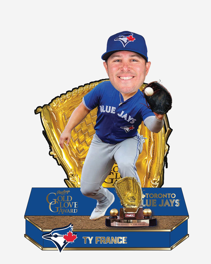 Ty France Toronto Blue Jays 2025 Gold Glove Bobblehead FOCO - FOCO.com