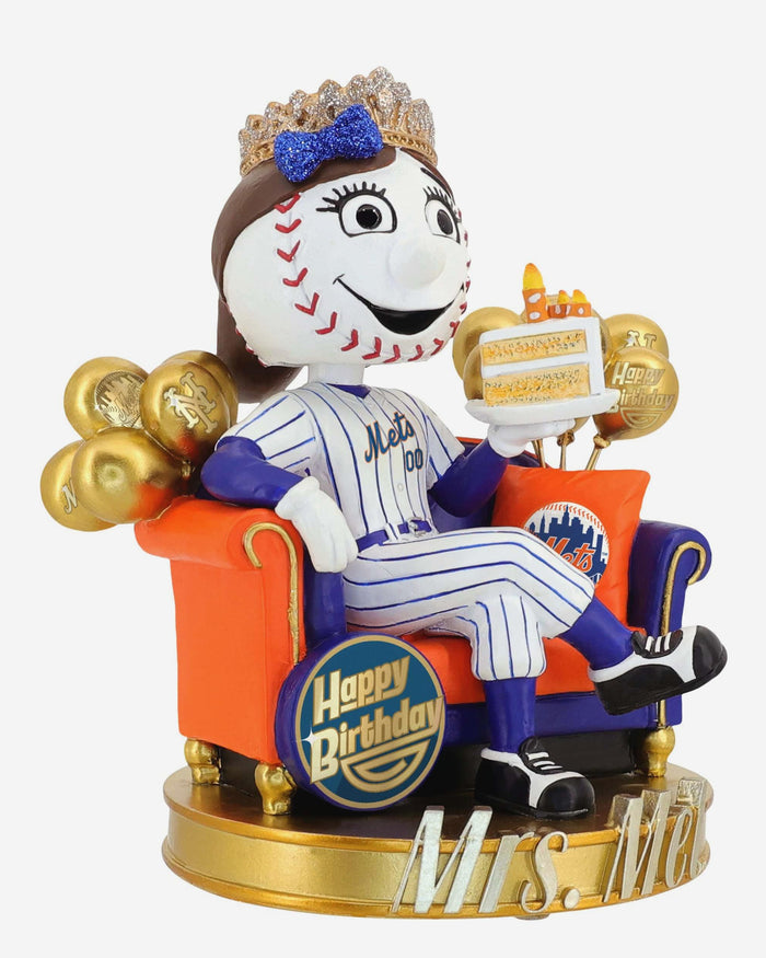 Mrs Met New York Mets Birthday Bobblehead FOCO - FOCO.com