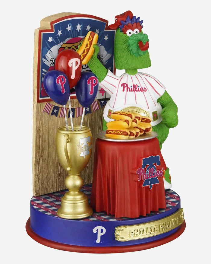 Phillie Phanatic Philadelphia Phillies Hot Dog Eating Contest Bobblehead FOCO - FOCO.com
