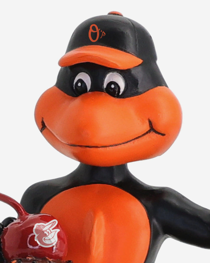 The Oriole Bird Baltimore Orioles Ice Cream Helmet Mascot Bobblehead FOCO - FOCO.com