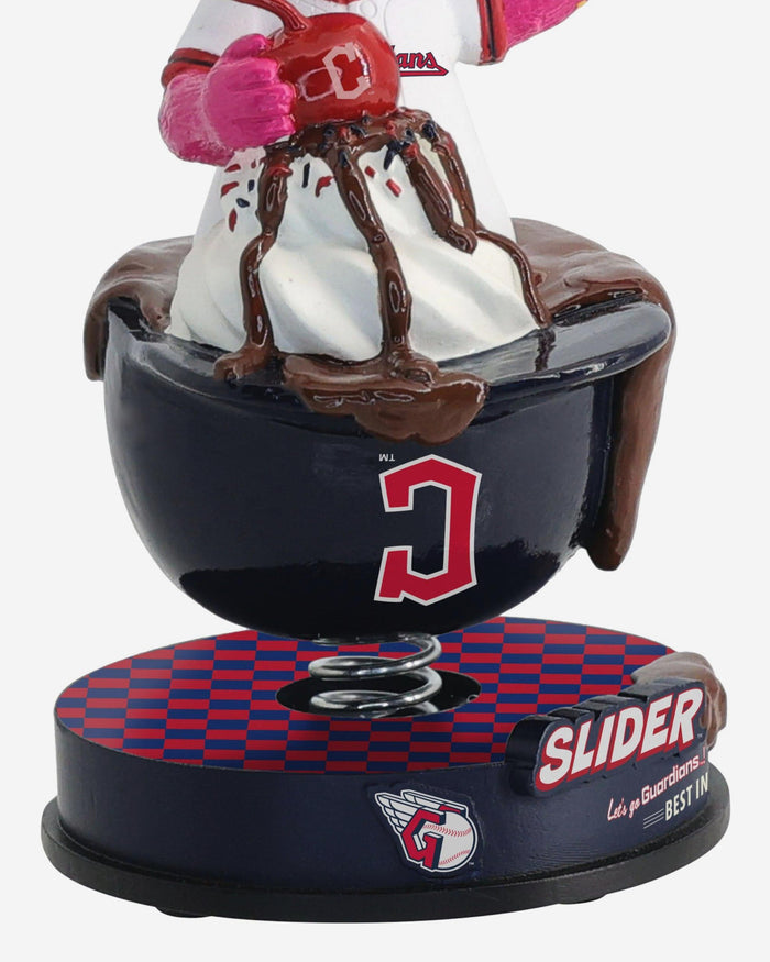 Slider Cleveland Guardians Ice Cream Helmet Mascot Bobblehead FOCO - FOCO.com