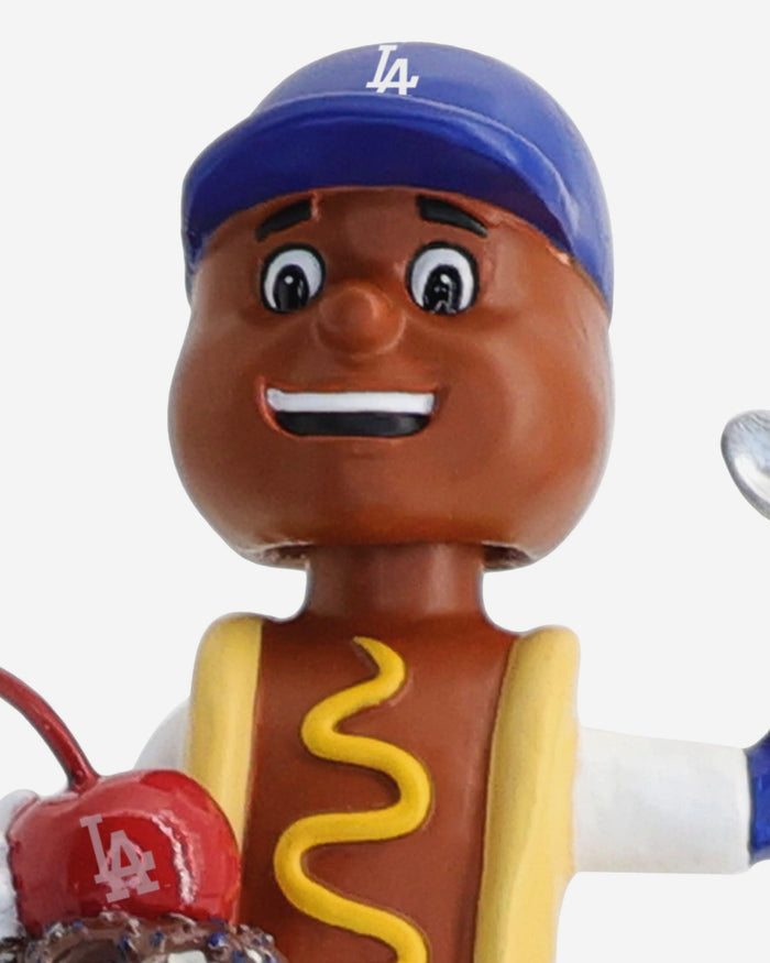 Dodger Dog Los Angeles Dodgers Ice Cream Helmet Mascot Bobblehead FOCO - FOCO.com