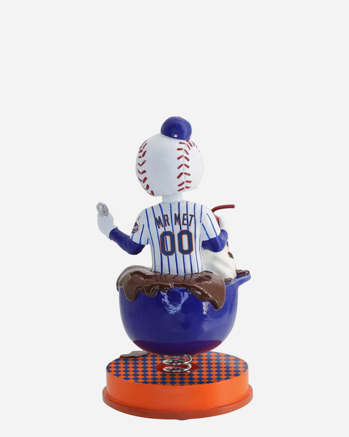 Mr Met New York Mets Ice Cream Helmet Mascot Bobblehead FOCO - FOCO.com