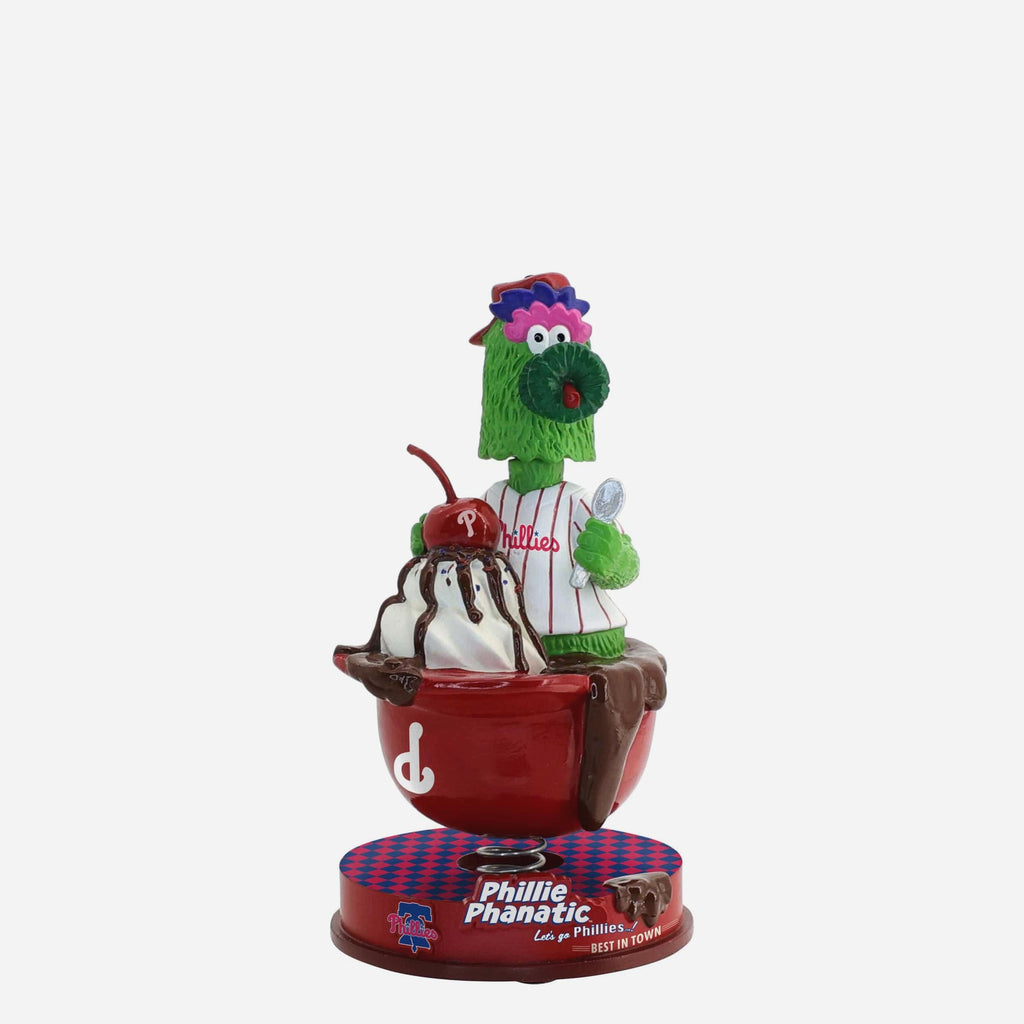 Phillie Phanatic Philadelphia Phillies Ice Cream Helmet Mascot Bobblehead FOCO - FOCO.com