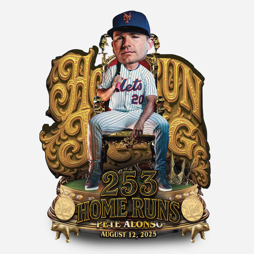Pete Alonso New York Mets Home Run King Bobblehead FOCO - FOCO.com