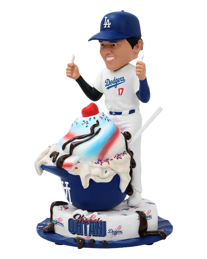Shohei Ohtani Los Angeles Dodgers Ice Cream Helmet Bobblehead
