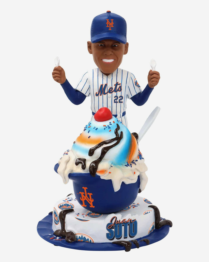 Juan Soto New York Mets Ice Cream Helmet Bobblehead FOCO - FOCO.com