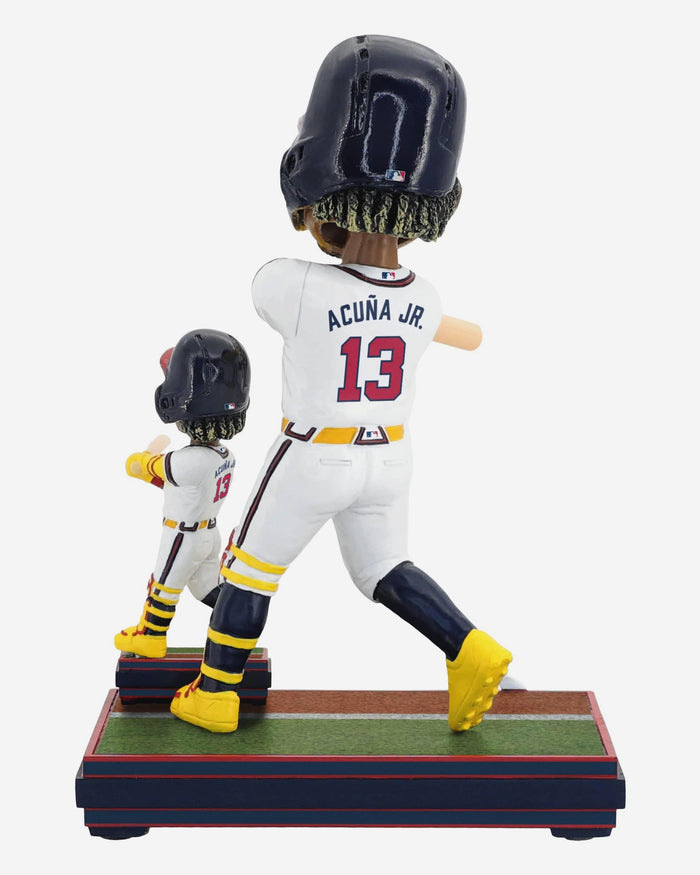 Ronald Acuna Jr Atlanta Braves Magnetized Bobble Dubblz Bobblehead FOCO - FOCO.com