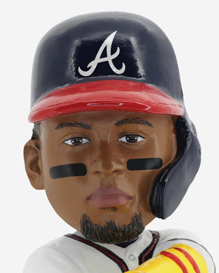 Ronald Acuna Jr Atlanta Braves Magnetized Bobble Dubblz Bobblehead FOCO - FOCO.com
