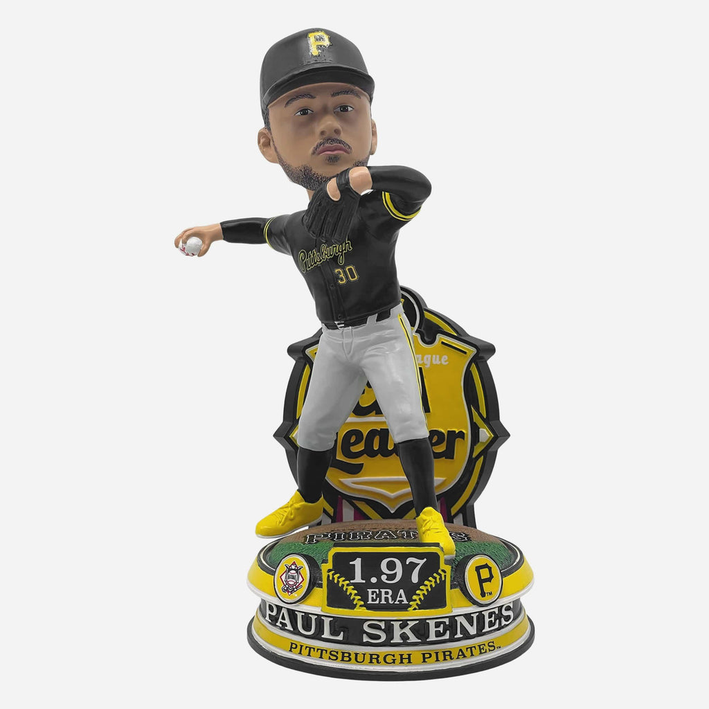 Paul Skenes Pittsburgh Pirates 2025 National League Best ERA Bobblehead FOCO - FOCO.com