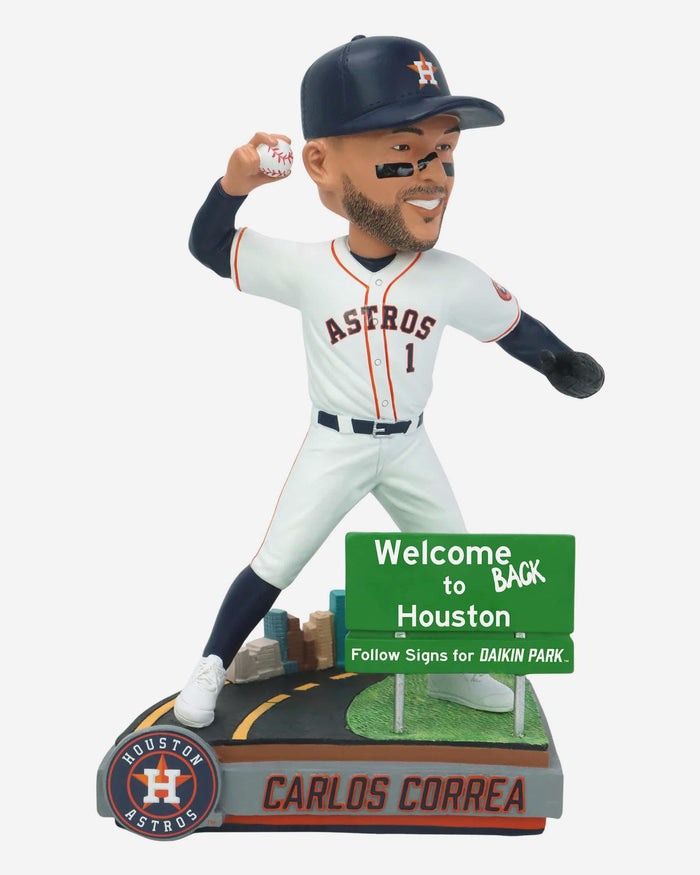 Carlos Correa Houston Astros Welcome Back Bobblehead FOCO - FOCO.com