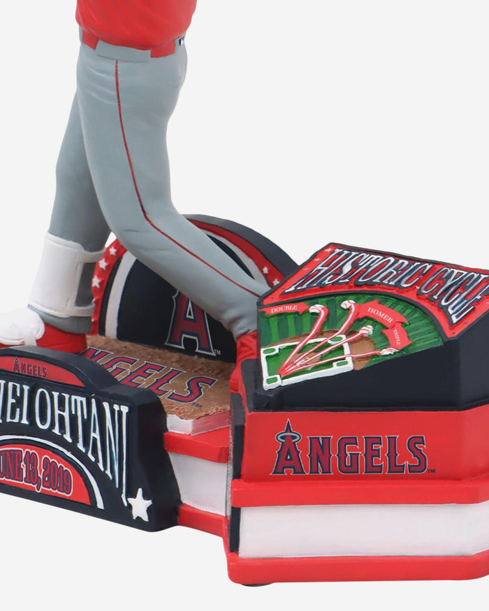 Shohei Ohtani Los Angeles Angels Historic Cycle Bobblehead FOCO - FOCO.com