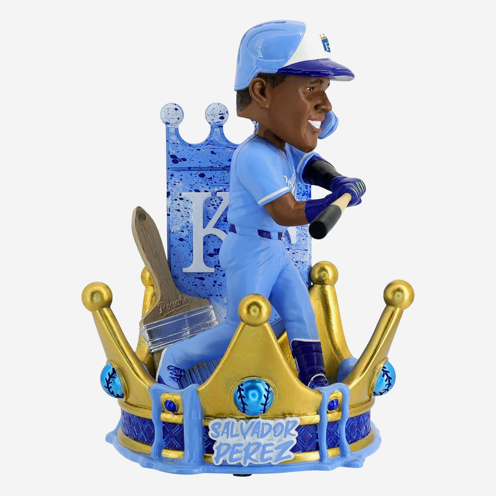 Salvador Perez Kansas City Royals Powder Blue Uniform Boblehead FOCO - FOCO.com