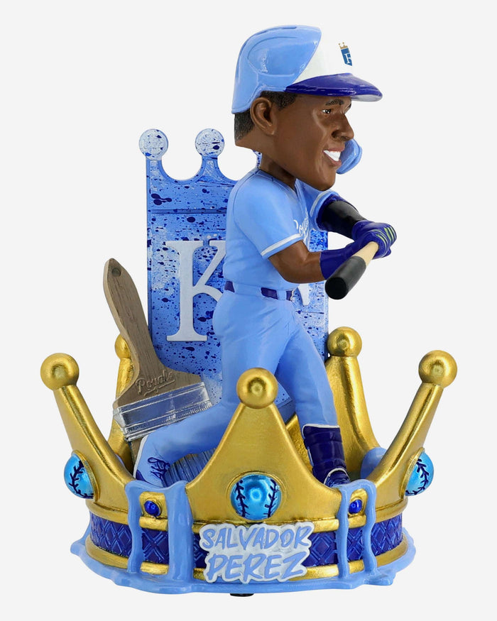 Salvador Perez Kansas City Royals Powder Blue Uniform Boblehead FOCO - FOCO.com
