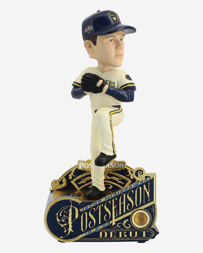 Jacob Misiorowski Milwaukee Brewers Postseason Debut Bobblehead FOCO - FOCO.com