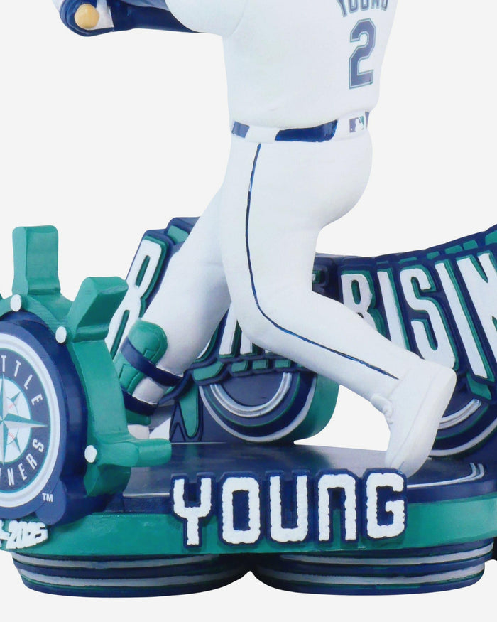 Cole Young Seattle Mariners Rookie Debut Walk-Off Bobblehead FOCO - FOCO.com